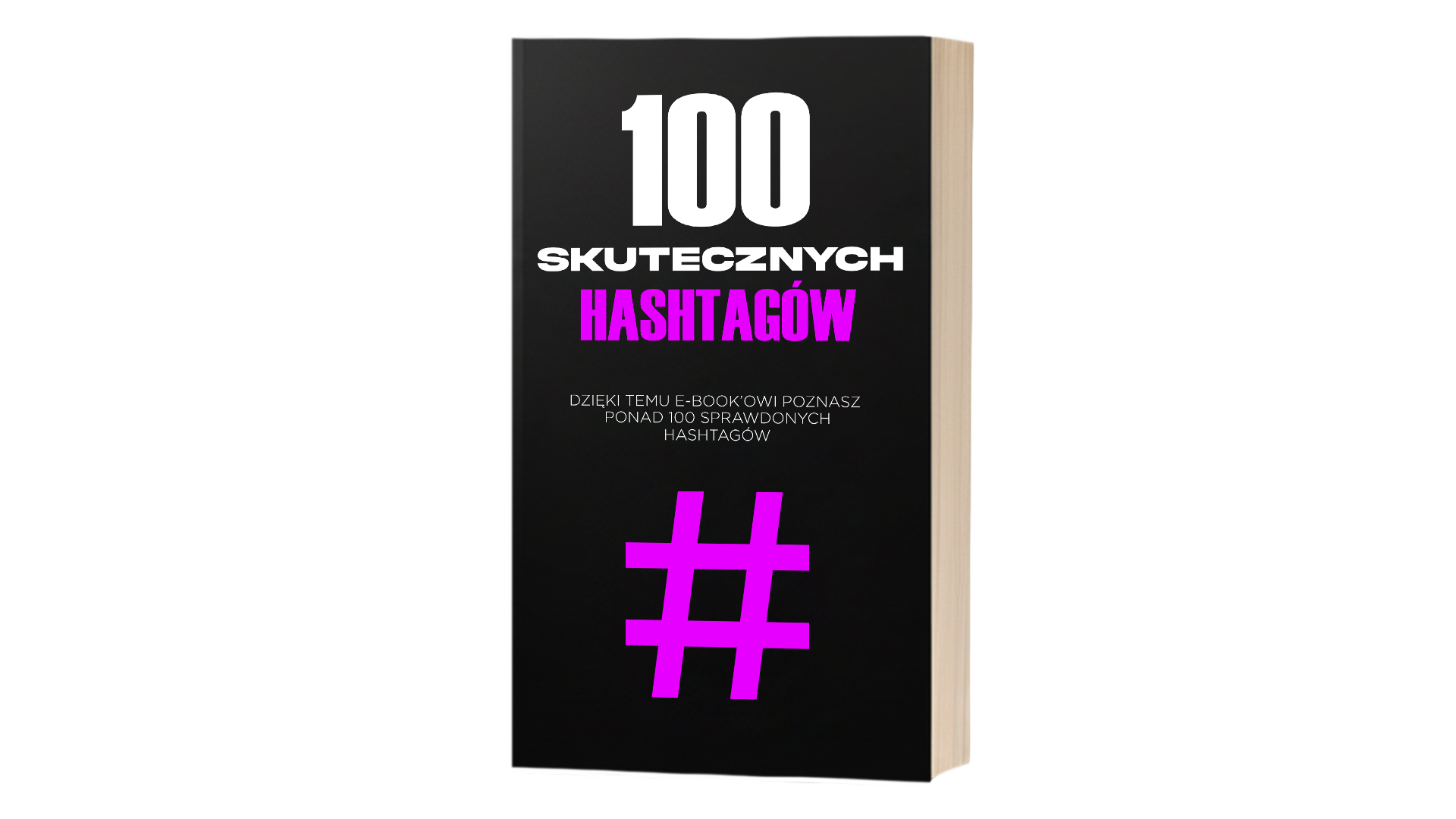 E-BOOK - 100 Skutecznych Hashtagów